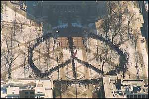 With the world alight with opposition to militaristic capitalism, a revolution may be nearer that anyone thinks.