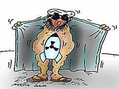 This toilet level humour, representative of the racist jingoism of some in the war lobby, was taken from Cartoonstock.com.