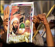 USA imperialist policy, and capitalist exploitation, has driven millions throughout the Muslim world to sympathise with the aims of al-Qa?ida, even if many millions more abhor his methods.