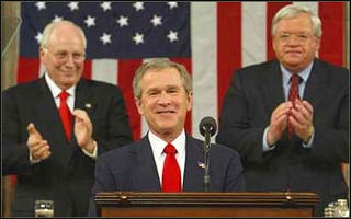 George Bush would do anything for self-glorification. Dick Cheney would serve anyone for more power and wealth.