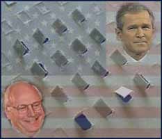 USA-style democracy means domination by the power of money.