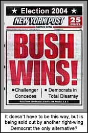 It doesn?t have to be this way, but is being sold out by another right-wing Democrat the only alternative?