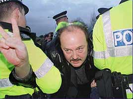 George Galloway, not someone to be silenced easily, has become the figurehead of the anti-war movement inside the House of Commons.