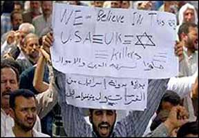Most Arabs don?t hate Jews, but they do hate the brutal aggression of political Zionism, and its backers in the USA and elsewhere.