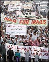 If the Shias' majority status prevents Paul Bremer from holding free and universal elections, what does this say of George W Bush?s latest claim to be representing the force of democracy.