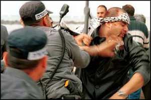 Israeli Arabs who actively participate in politics can expect the same brutal oppression as used against those in the Occupied  Territories.