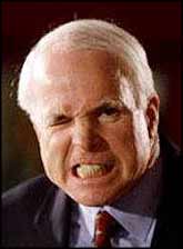 Republican John McCain is ready to come down hard on Iraqis that refuse to be free.