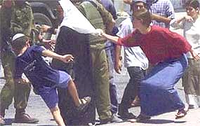 Far from seeking peace, Sharon has inflamed the surrent of racism amongst Israelis against Arabs.