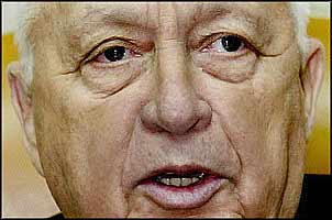 With the institution of a stable Palestinian Prime Minister, and with at least three key peace proposals on the table, the chickens are all roosting on Ariel Sharon?s house.