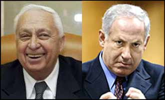 Sharon and Netenyahu plan to play good cop, bad cop, while they wait for four more years from their electorate in Washington.
