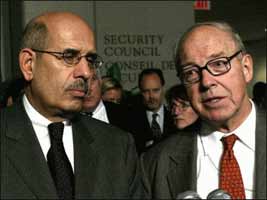 Hans Blix and Muhammad el-Baradi