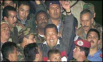 The CIA tried to overthrow Hugo Chavez, and would have him in prison or worse, had it not been for the support his people gave him.