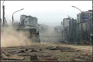 Putin's war on the Chechen nationalists has killed 100,000 civilians, up to 20,000 Russian soldiers, and an unknown number of Chechen resisters.