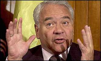 Sanchez de Lozada wanted to grab Bolivia's gas reserves for his capitalist friends, but the Bolivian people grabbed him instead.