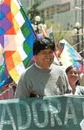 Evo Marales, son of a poor Bolivian peasant farmer, is regarded by many Bolivians as the Simon Bolivar of the 21st century.