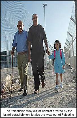 The Palestinian way out of conflict offered by the Israeli establishment is also the way out of Palestine.