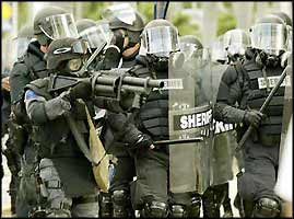 Beneath the visible paramilitarism of the ?New American Century?, the powers and extent of secret meta-government organisations has mushroomed under the Bush administration.